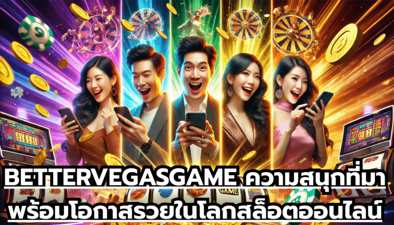 BETTERVEGASGAME ความสนุกที่มาพร้อมโอกาสรวยในโลกสล็อตออนไลน์