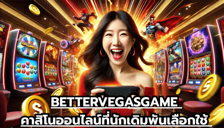 BETTERVEGASGAME คาสิโนออนไลน์ที่นักเดิมพันเลือกใช้
