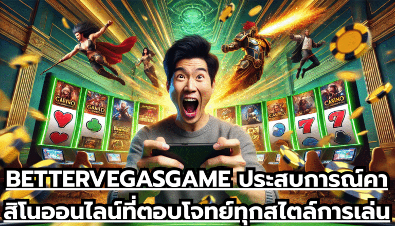 BETTERVEGASGAME ประสบการณ์คาสิโนออนไลน์ที่ตอบโจทย์ทุกสไตล์การเล่น
