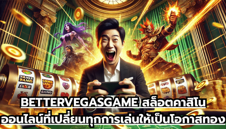 BETTERVEGASGAME สล็อต คาสิโนออนไลน์ที่เปลี่ยนทุกการเล่นให้เป็นโอกาสทอง